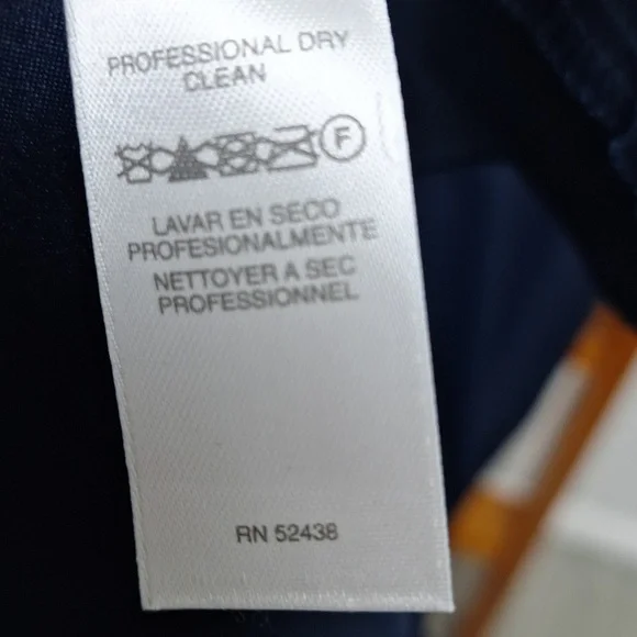 Liz Claiborne Tulip Dress Off White and Navy Blue Size 10 - Picture 10 of 16